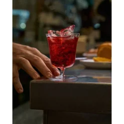 21.8 cl - Italesse Roxy Bar Punch Calice Cocktail Soffiato a Bocca In Vetro - Set 6 Pz