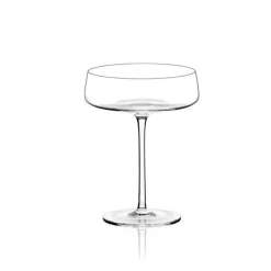 18 cl - Italesse Roxy Bar Saucer Calice Cocktail Soffiato a Bocca In Vetro - Set 6 Pz