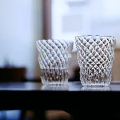 37 cl - Italesse Twist Bicchiere Acqua in Vetro Borosilicato - Set 6 Pezzi