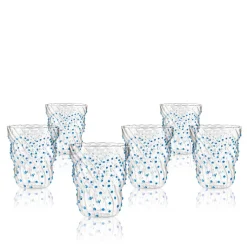 37 cl - Italesse Twist Pua Bicchiere Acqua in Vetro Borosilicato - Set 6 Pezzi