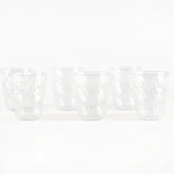 37 cl - Italesse Twist Pua Bicchiere Acqua in Vetro Borosilicato - Set 6 Pezzi
