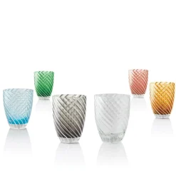 38 cl - Italesse Vertigo Bicchiere Acqua in Vetro - Set 6 Pezzi