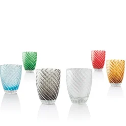 38 cl - Italesse Vertigo Bicchiere Acqua in Vetro - Set 6 Pezzi