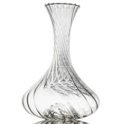 150 cl - Italesse Vertigo Decanter Vino In Vetro Cristallino Con Stopper AcrilicoTrasparente