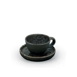 8 cl - Le Coq Phobos Tazza Caffè Con Piattino In Stoneware Set 6 Pz