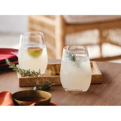 46 cl - Le Creuset Bicchiere Acqua In Vetro Set 4 Pz