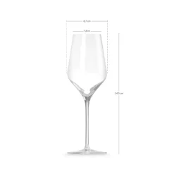 40 cl - Le Creuset Calice Vino Bianco In Vetro Set 4 Pz