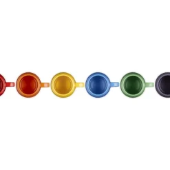 32 cl - Le Creuset Coupe Tazza Mug In Gres Vetrificato Set 6 Pz