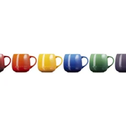 32 cl - Le Creuset Coupe Tazza Mug In Gres Vetrificato Set 6 Pz