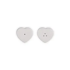 13 cl - Le Creuset Cuore Saliera e Pepiera In Gres Vetrificato