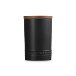77 cl - Le Creuset Evolution Barattolo In Gres Vetrificato Con Coperchio In Legno