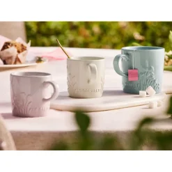 35 cl - Le Creuset London Jardin Tazza Mug In Gres Vetrificato