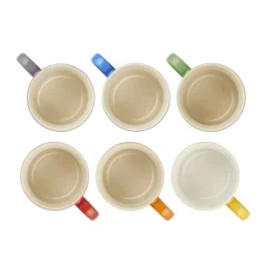 35 cl - Le Creuset London Tazza Mug In Gres Vetrificato Set 6 Pz