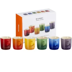 35 cl - Le Creuset London Tazza Mug In Gres Vetrificato Set 6 Pz