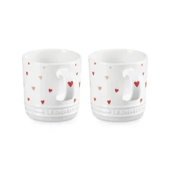 35 cl - Le Creuset London Tazza Mug In Gres Vetrificato Set 2 Pz