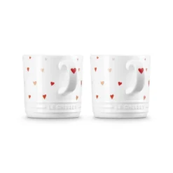 35 cl - Le Creuset London Tazza Mug In Gres Vetrificato Set 2 Pz
