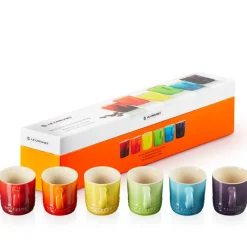 10 cl - Le Creuset London Tazzina Caffé Espresso In Gres Vetrificato - Set 6 Pz
