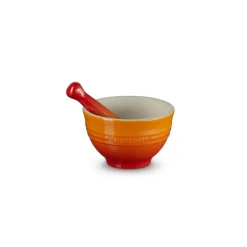 30 cl - Le Creuset Mortaio Con Pestello In Gres Vetrificato