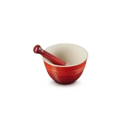 30 cl - Le Creuset Mortaio Con Pestello In Gres Vetrificato