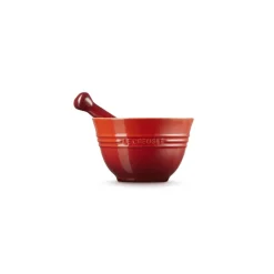 30 cl - Le Creuset Mortaio Con Pestello In Gres Vetrificato