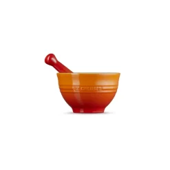 30 cl - Le Creuset Mortaio Con Pestello In Gres Vetrificato