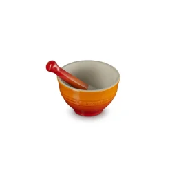 30 cl - Le Creuset Mortaio Con Pestello In Gres Vetrificato