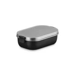 90 cl - Le Creuset On The Go Lunch Box Contenitore Per Alimenti Rettangolare In Acciaio Inox