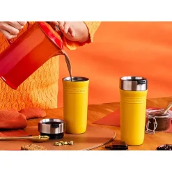 35 cl - Le Creuset On The Go Tazza Mug Da Viaggio In Acciaio Inox