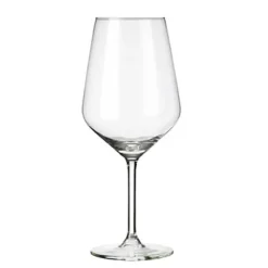 53 cl - Leerdam Crisal Carrè Calice Vino Rosso in Vetro - Set 6 Pezzi