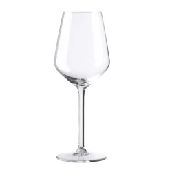 37 cl - Leerdam Crisal Carrè Calice Vino Bianco in Vetro - Set 6 Pezzi