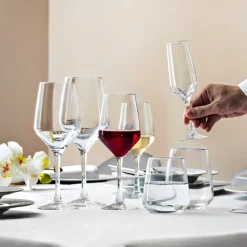 48 cl - Mencia Bicchiere Acqua in Vetro Temperato - Set 6 Pezzi