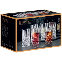 37.5 cl - Nachtmann Noblesse Bicchiere Cocktail in Vetro - Set 4 Pezzi