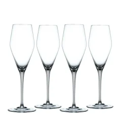 28 cl - Nachtmann ViNova Calice Flute in Vetro - Set 4 Pezzi