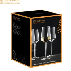 38 cl - Nachtmann ViNova Calice Vino Bianco in Vetro - Set 4 Pezzi