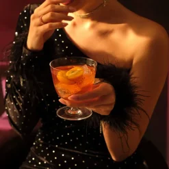 32 cl - Nude Bargiani Calice Cocktail Old Fashioned - In Vetro - Set 6 Pz