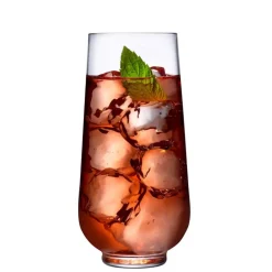 42.5 cl - Nude Hepburn Bicchieri Cocktail Long Drink In Vetro Set 6 Pz