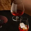 94 cl - Nude Vintage Calice Cognac In Vetro - Set 6 Pz