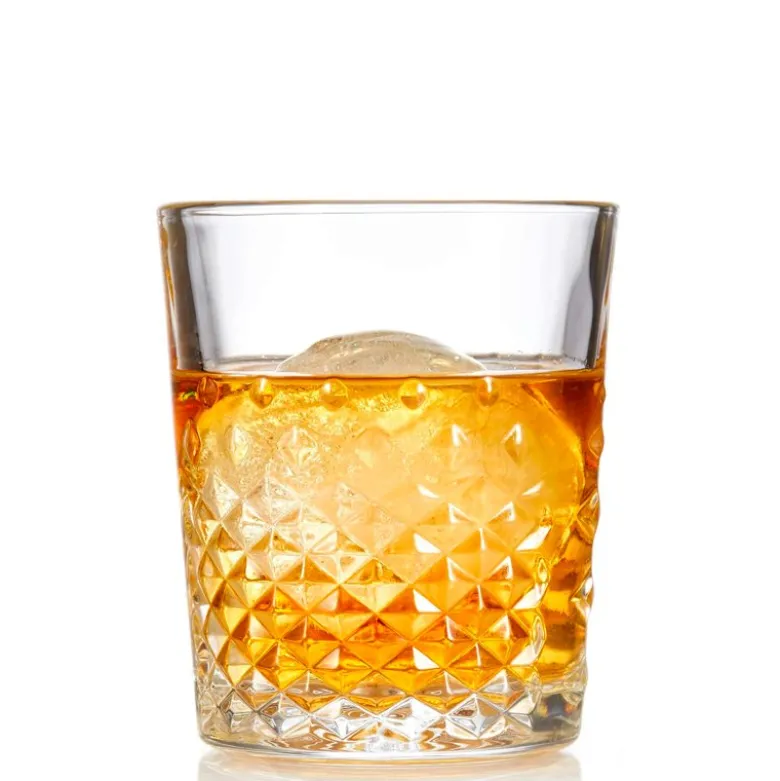 35.5 cl - Onis Carats Bicchiere Whisky in Vetro - Set 12 Pezzi