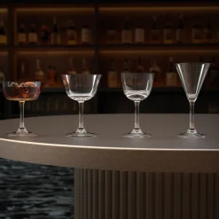 20 cl - Onis Classic Bar Calice Cocktail Coupe In Vetro Set 6 Pz
