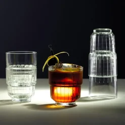 26 cl - Onis Tarq Bicchiere Whisky in Vetro - Set 12 Pezzi