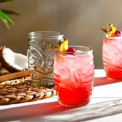 47 cl - Onis Tiki Bicchiere Whisky in Vetro - Set 12 Pezzi