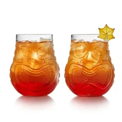 47 cl - Onis Tiki Split Bicchiere Cocktail In Vetro Set 6 Pz