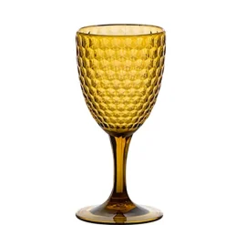 35 cl - Outdoor Diamond Water Goblet In SAN - Set 12 Pcs