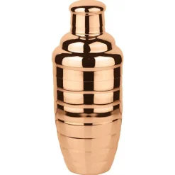 50 cl - Paderno Bar Happy Hour Shaker Long Drink In Stainless Steel Striped
