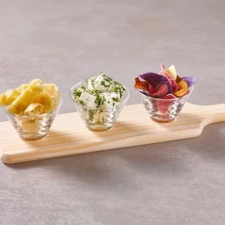 14.7 cl Paderno Happy Hour Coppette per Aperitivo Rettangolare Con Vasetti - Set 4 Pz