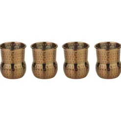 6 cl - Paderno Mug Julep Stainless Steel Cocktail Glass Set 4 Pcs