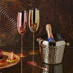 27 cl - Paderno Stainless Steel Flute Glass