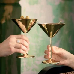20 cl - Paderno Stainless Steel Martini Glass