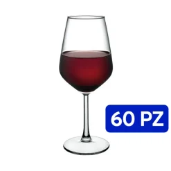 49 cl - Pasabahce Allegra Calice Vino Rosso Cabernet in Vetro - Set 60 Pezzi