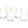 35 cl - Pasabahce Amber Bicchiere Vino Rosso in Vetro - Set 6 Pezzi